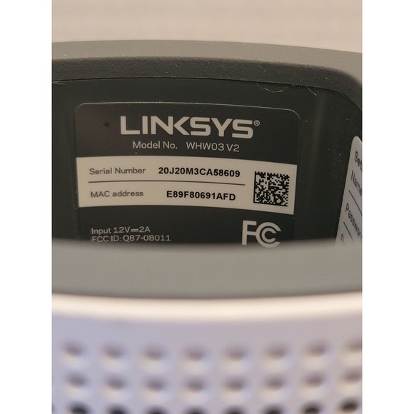 LINKSYS WHW03V2 MESH Home WiFi, Bundle of 3. Pre-Owned. - Picture 5 of 7